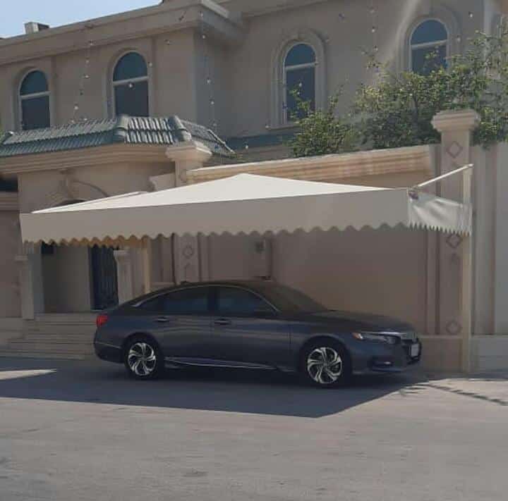 تصاميم مظلات وتندات السيارات واسعارها 01555464501 9 مظلات سيارات