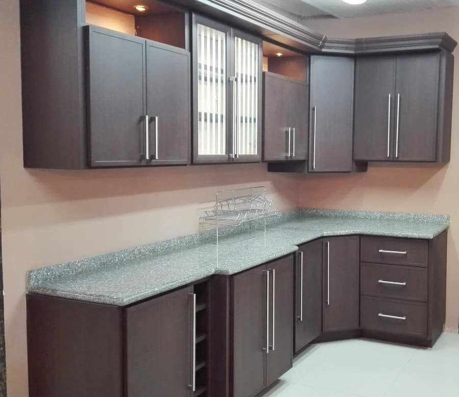 صور مطابخ خشمونيوم صغيرة 2025 | مطابخ خشمونيوم الوان 10 اروع مطابخ خشمونيوم مساحات صغيرة