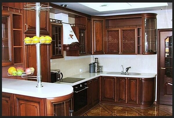 اشكال مطابخ خشمونيوم مساحات صغيرة 2025 9 اشكال مطابخ خشمونيوم 2021