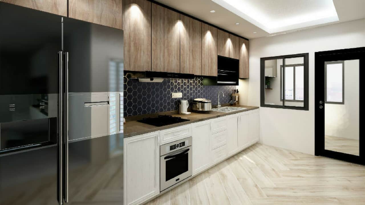 اسعار المطابخ الخشمونيوم في مصر 01555464501 15 المطابخ الخشمونيوم ذات اللون الأبيض