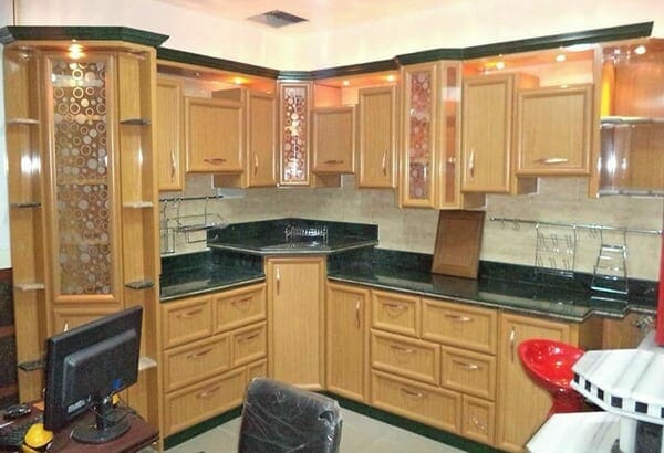 صور مطابخ خشمونيوم صغيرة 2025 | مطابخ خشمونيوم الوان 29 صور مطابخ خشمونيوم صغيره الوان