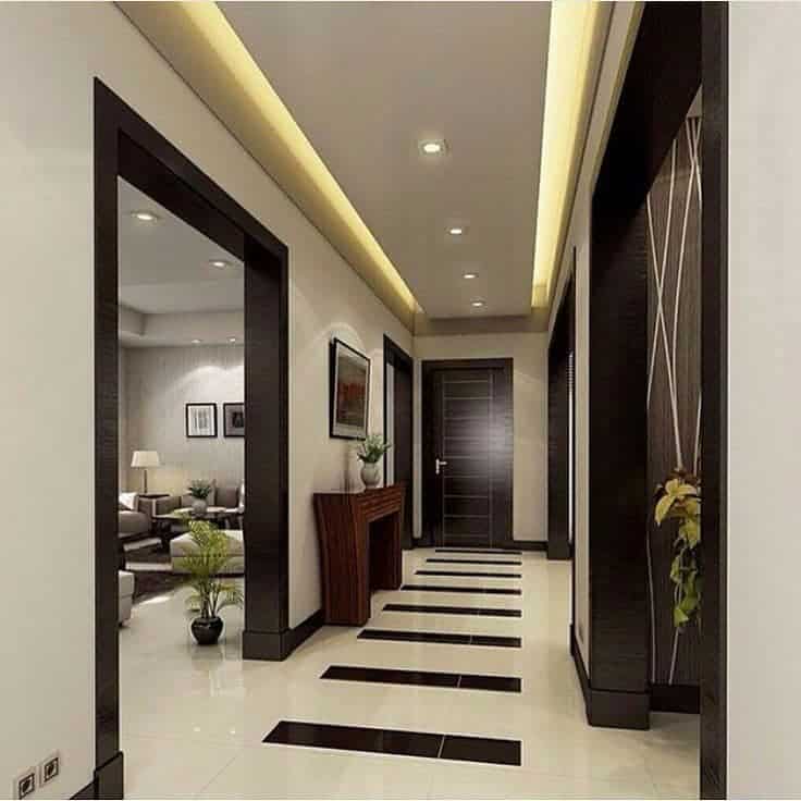 اشكال جبسون بورد بسيطة للطرقات وللممرات شركة العالمية