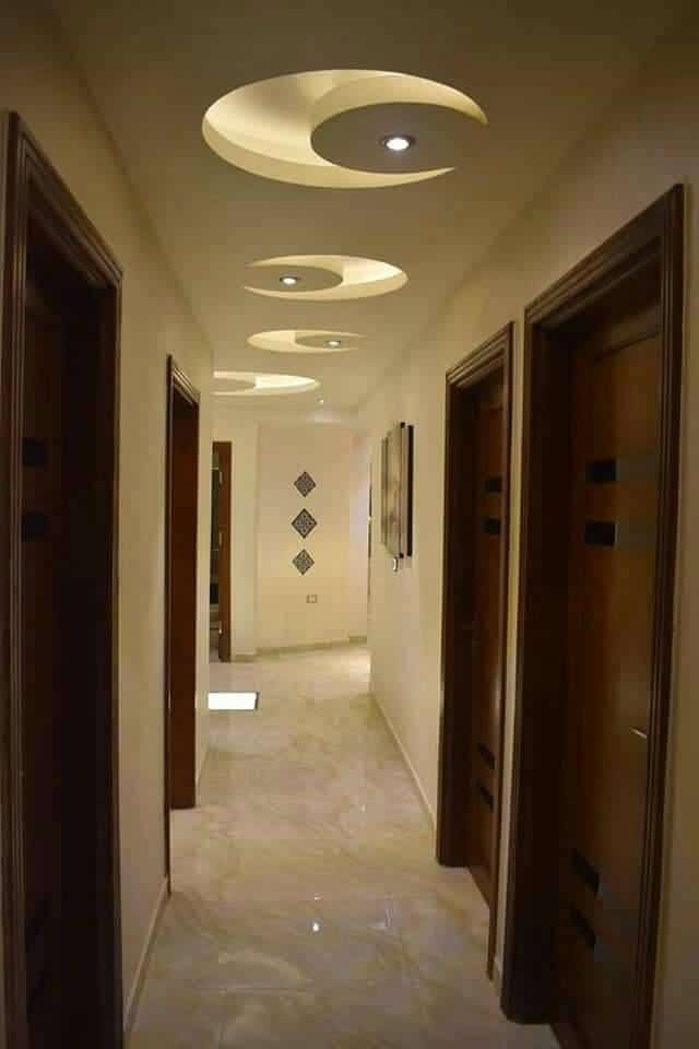 اشكال جبسون بورد بسيطة للطرقات وللممرات شركة العالمية