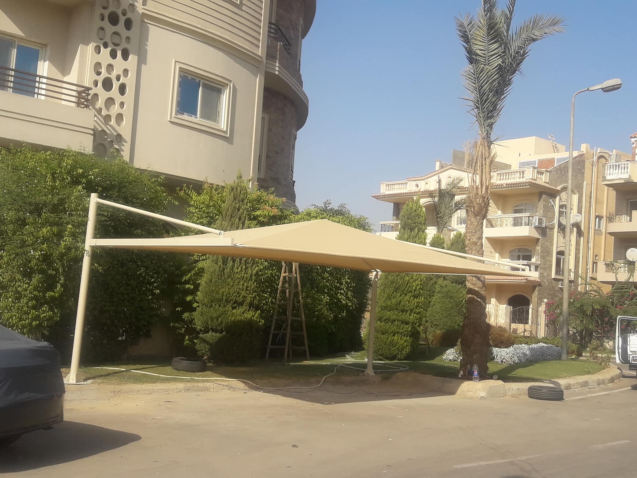 مصنع مظلات السيارات 01555464501 | مظلة سيارة للبيع باحدث شكل 7 امهر مصنع مظلات السيارات