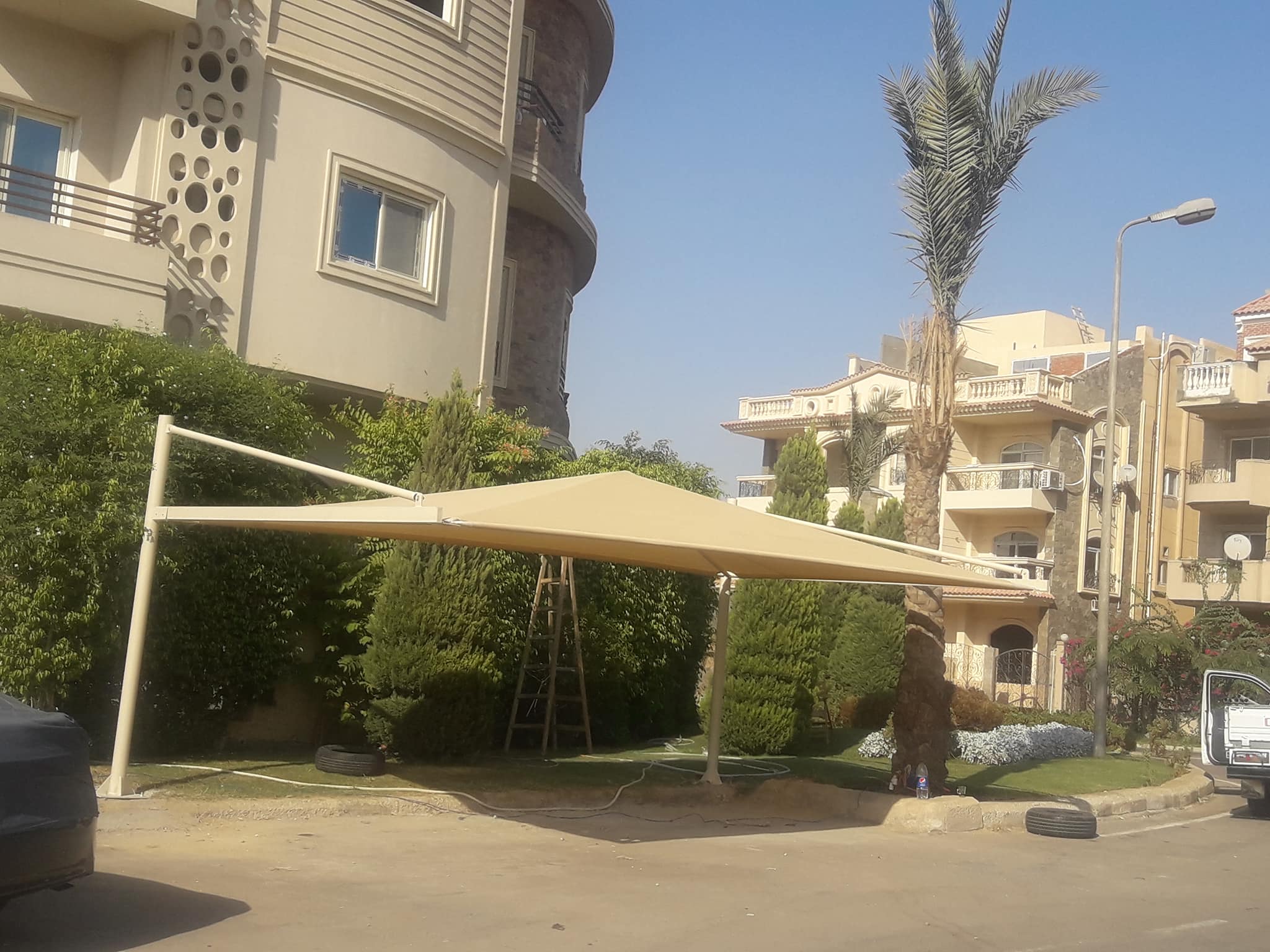 مصنع مظلات السيارات 01555464501 | مظلة سيارة للبيع باحدث شكل 4 احدث اشكال تند ومظلات سيارات