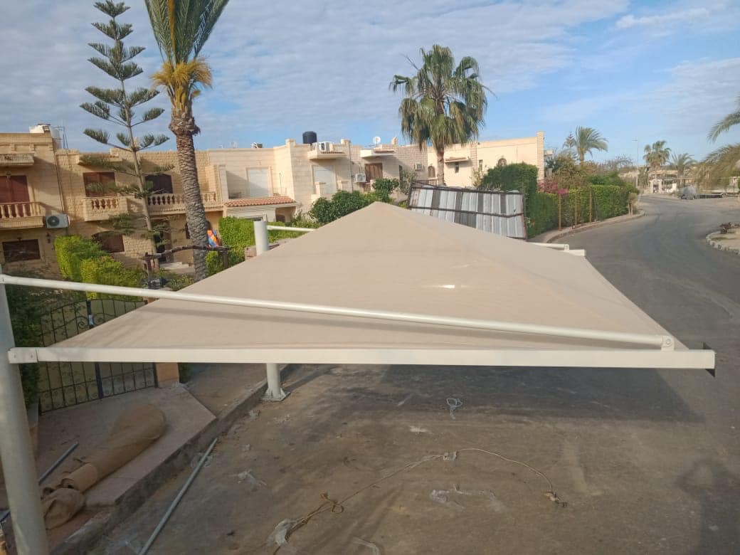 تصاميم مظلات وتندات السيارات واسعارها 01555464501 21 تندات سيارات بتصميمات فريدة في الساحل
