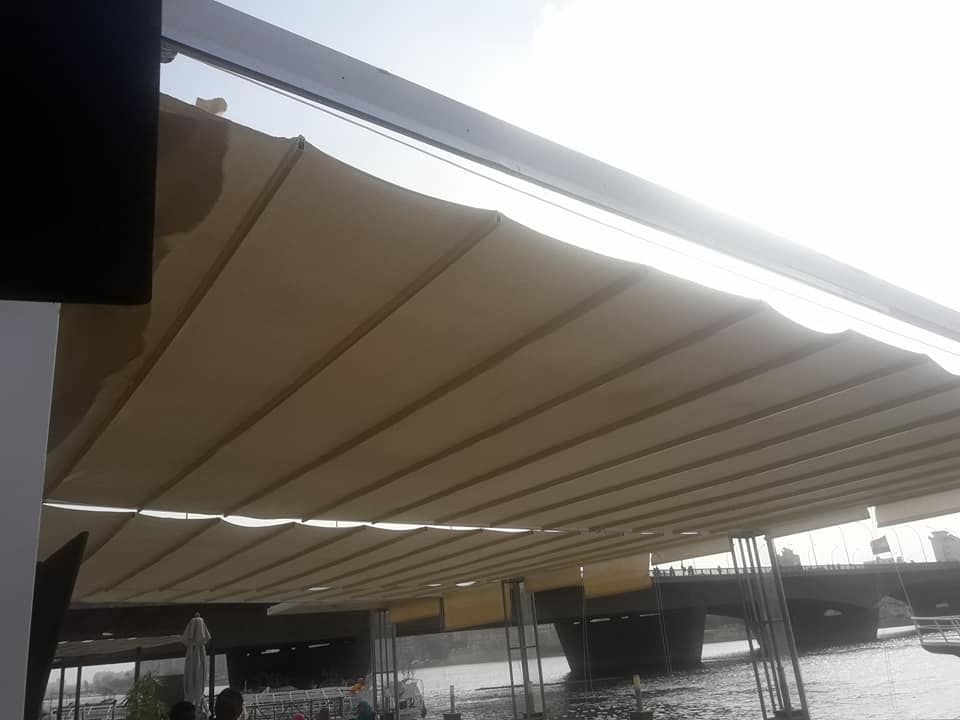 اشكال مظلات واجهات محلات والمطاعم 01555464501 23 اشكال مظلات مطاعم سحابة علي واير