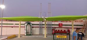 مظلات ملاعب مظلات مدرجات النوادي والمدارس